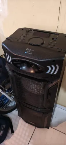 CAIXA DE SOM PHILCO PCX 1500 BLUETOOTH FUNCIONANDO PERFEITAMENTE