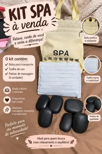 KIT SPA PARA MASSAGEM