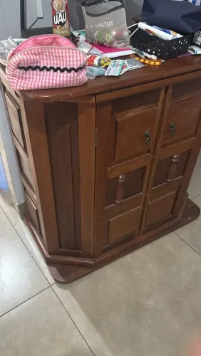 Balcão mogno bom estado