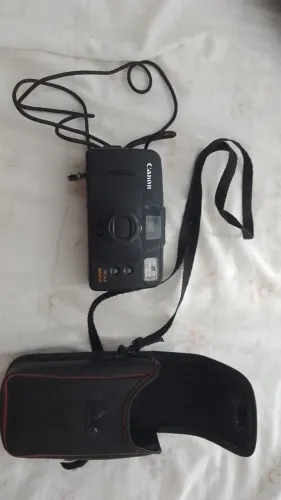 Câmera Fotográfica de filme Caon prima qlick com bolsa.