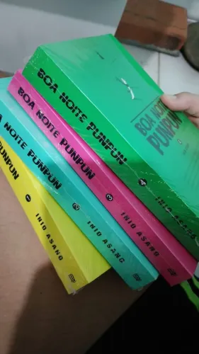 Lote Boa Noite Punpun Volumes 1 ao 4 + 6 - NOVOS E LACRADOS NO PLÁSTICO DA EDITORA.