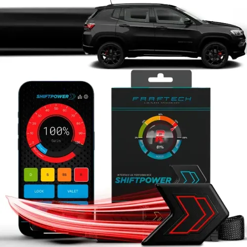 Shift Power Faaftech Interface de Performance Pedal para Jeep Compass 2017 A 2026