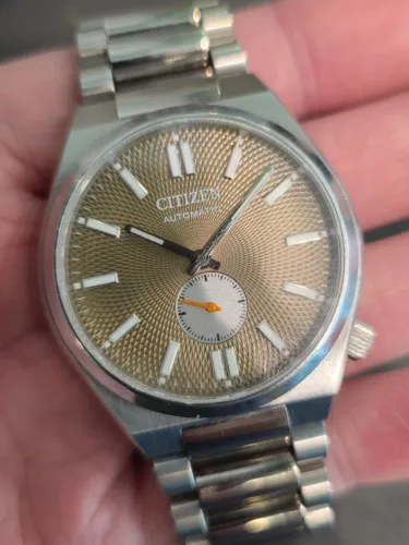 Relógio Automático Citizen Tsuyosa Small Seconds Safira