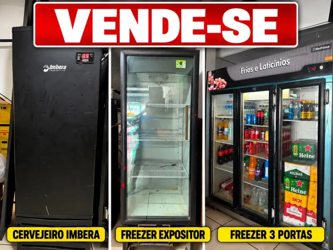 FREAZER E CERVEJEIRO