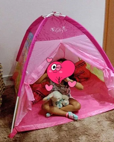 Barraca infantil + saco de dormir