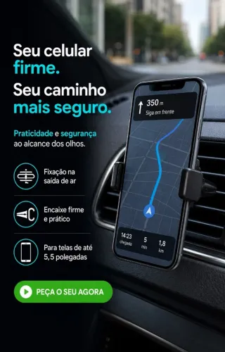 SUPORTE VEICULAR PARA CELULAR