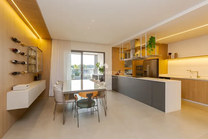 Apartamento mobiliado e decorado com 3 suítes no Ecoville | 136m² privativos | 2 vagas FAC