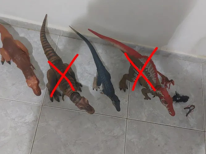 Jurassic World Mattel coleção de dinossauros