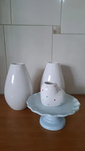 Vendo essas peças rosa cerâmica para decorar lindas mesas de festas por 107,00