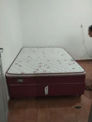 Cama box vermelho nova