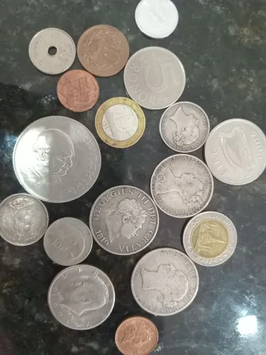 Moedas Raras Antigas, Europa, Asia e EUA