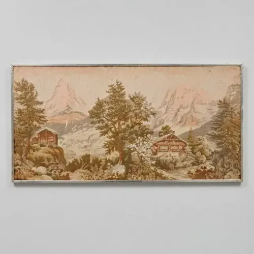 Quadro em Gobelin -Paisagem Alpina