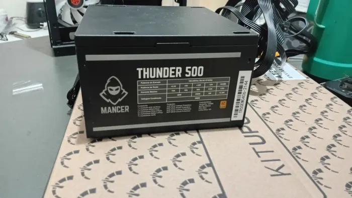 Fonte Thunder 500 Mancer 80 Plus Bronze (Funcionando Perfeitamente)
