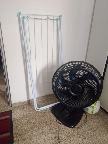 Ventilador e varal novo