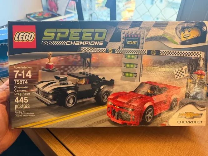 LEGO Speed Champions Chevrolet Camaro Drag Race - Lacrado - Importado EUA