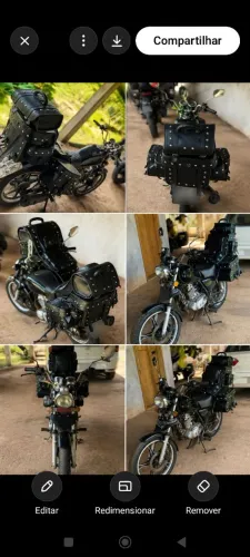 Intruder custom pronta pra viajar.
