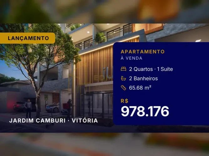 Viva com Estilo em Jardim Camburi: Apartamento 2 Quartos Mobiliado!