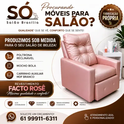 Poltrona Reclinável - Conforto e ergonomia para diversos procedimentos;