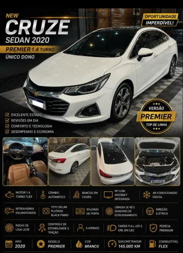 Chevrolet Cruze Premier 1.4 16V TB Flex AUT 2020
