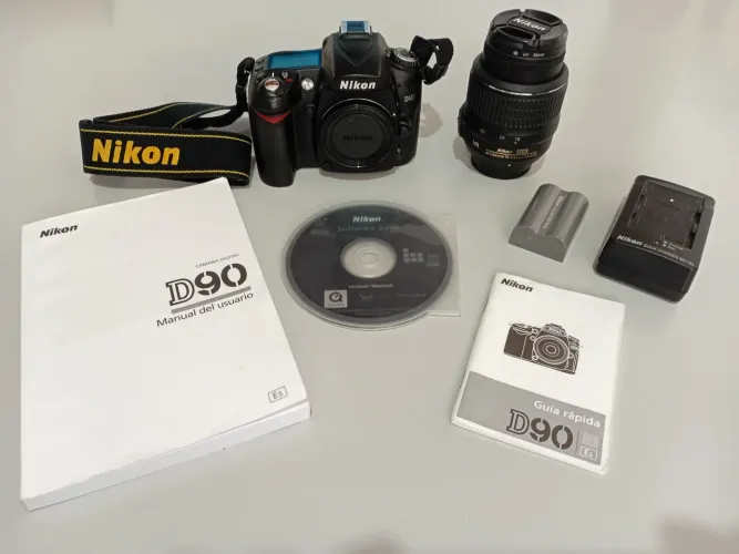 Câmera Nikon DSRL D90