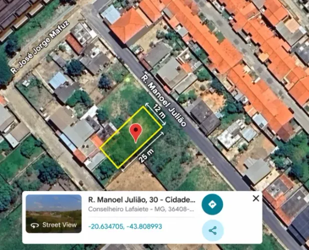 LOTE BAIRRO SATÉLITE - 300 m²