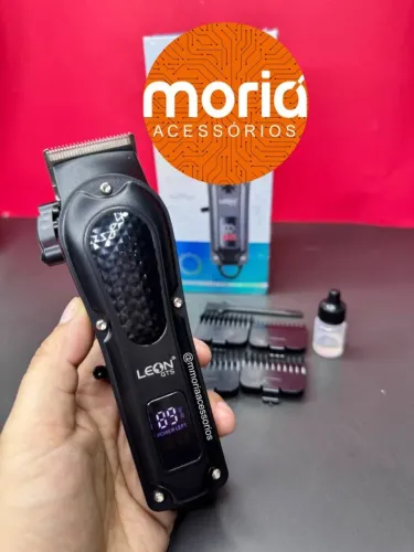 Máquina Cortar Cabelo Profissional Recarregável Sem Fio