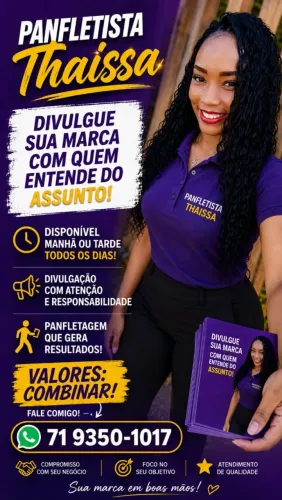 Divulgo lojas Fazendo panfletagem