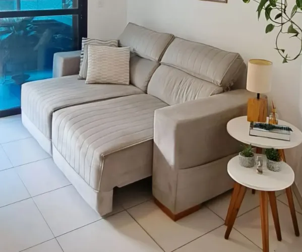 Sofá retrátil 2 lugares 2.15m