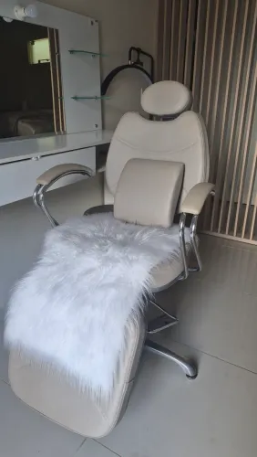 Combo estética! Cadeira reclinável, penteadeira, luz led meia lua, carrinho auxiliar 