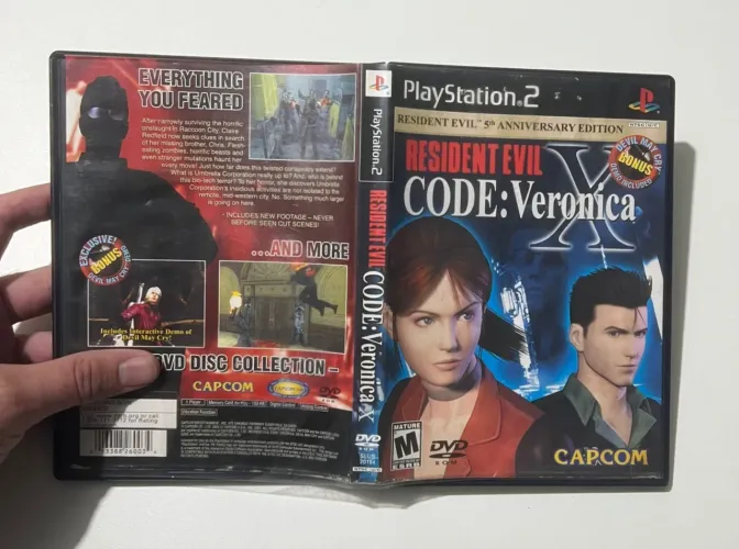 Resident evil code Veronica ps2 black label