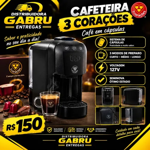 Cafeteira de capsulas Três corações
