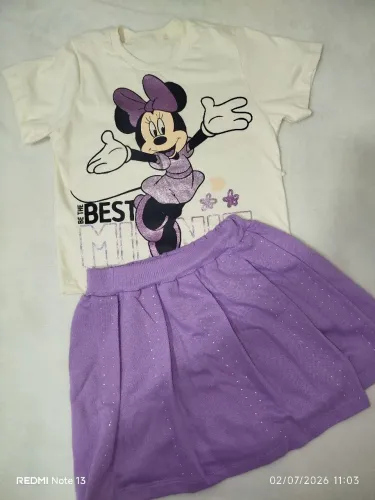 Conjunto coleção Disney tamanho 10 usado 1x
