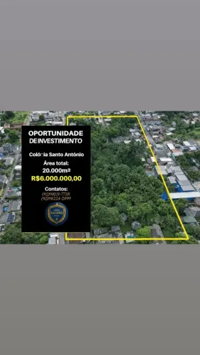 TERRENO 20.000M² - RUA SÃO JOÃO - COLÔNIA SANTO ANTÔNIO