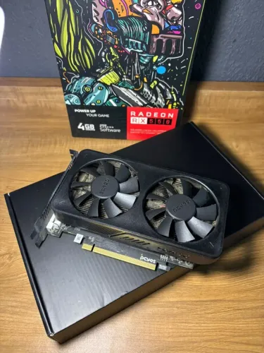Placa de vídeo RX 550 em ótimo estado