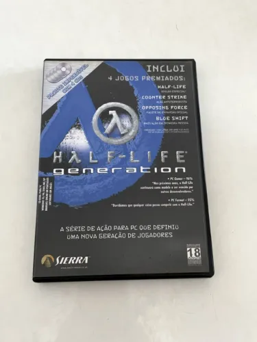 Half-Life Generation PC original 4 CDs ? edição brasileira Sierra / Valve