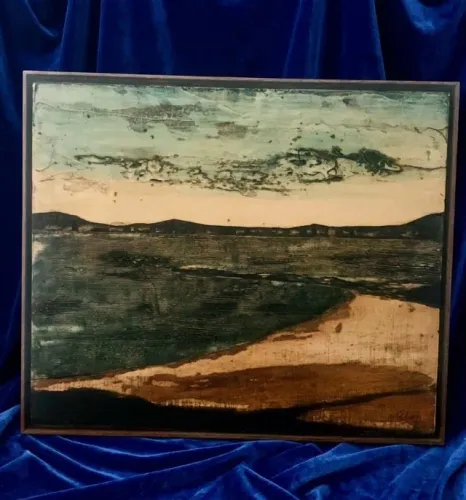 Talha Original de Rubens Esmanhoto 50x50 (1972)