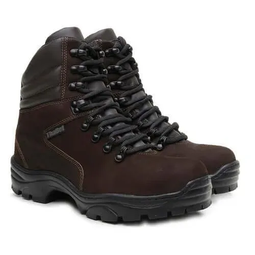 Bota Adventure ThaBel Highlander Anti Perfuro Marrom com CA tamanho 40