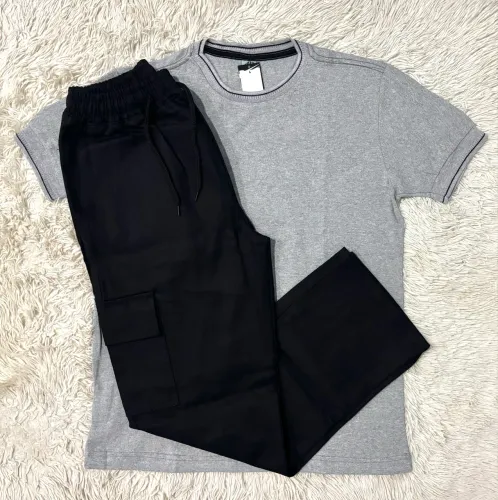Kit GG Camisa punho e Calça Cargo Wed
