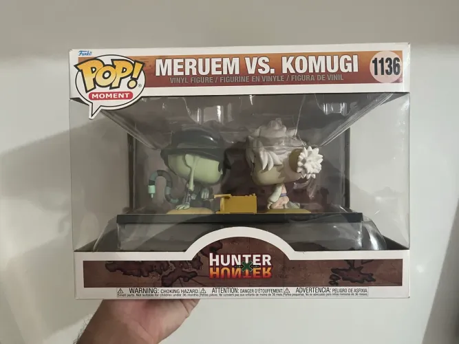 Funko Meruem vs Komugi Moment Hunter x Hunter #1136 Original e com caixa