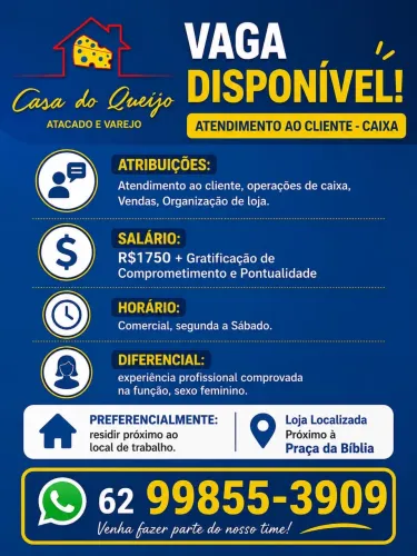 Atendimento ao Cliente - Caixa