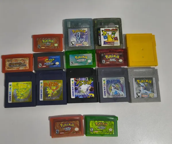 Jogos originais pokémon para gameboy e Nintendo DS