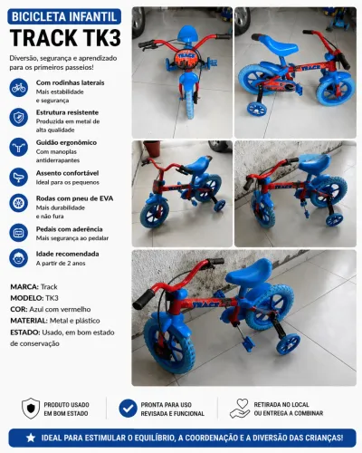 Bicicleta Infantil Track TK3