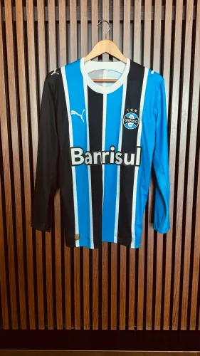 Camisa Grêmio Puma 2007 Manga Longa Tamanho M - Nº 11 Carlos Eduardo