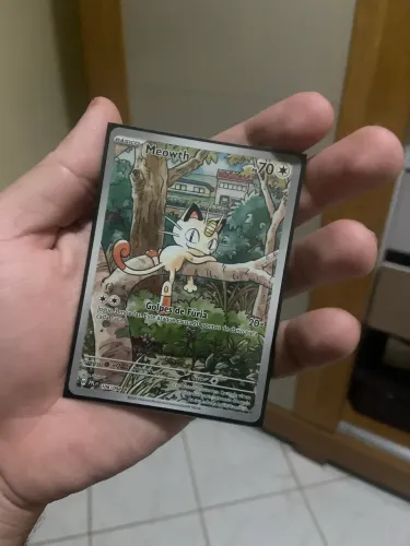 MEOWTH 106/094 CARD POKÉMON TCG FOGO FANTASMAGÓRICO