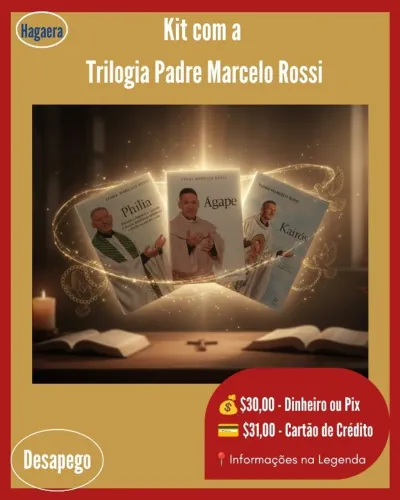 Desapego de Livros: Trilogia Padre Marcelo Rossi
