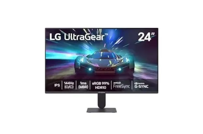 LG UltraGear Monitor Gamer 24" IPS 144Hz (O/C) 1ms (MBR) Full HD (1920x1080) HDR10 NVIDIA
