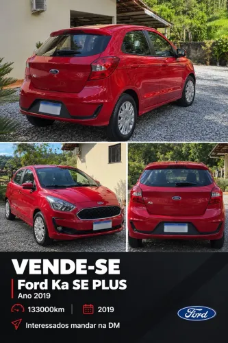 Ford KA 1.0 Se/se Plus Tivct Flex 5P 2019