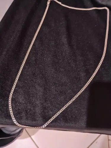 Corrente de prata masculino 100,,% prata 70,cm, 2,mm