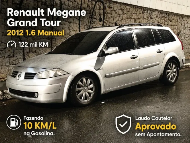 Renault Megane Grand Tour Dynam. Hi-flex 1.6 16V 2012