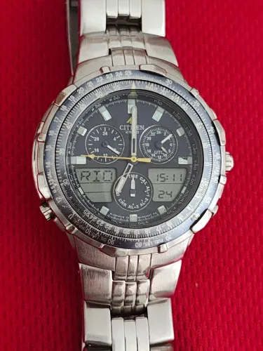 Relógio Citizen C390 Azul World Time